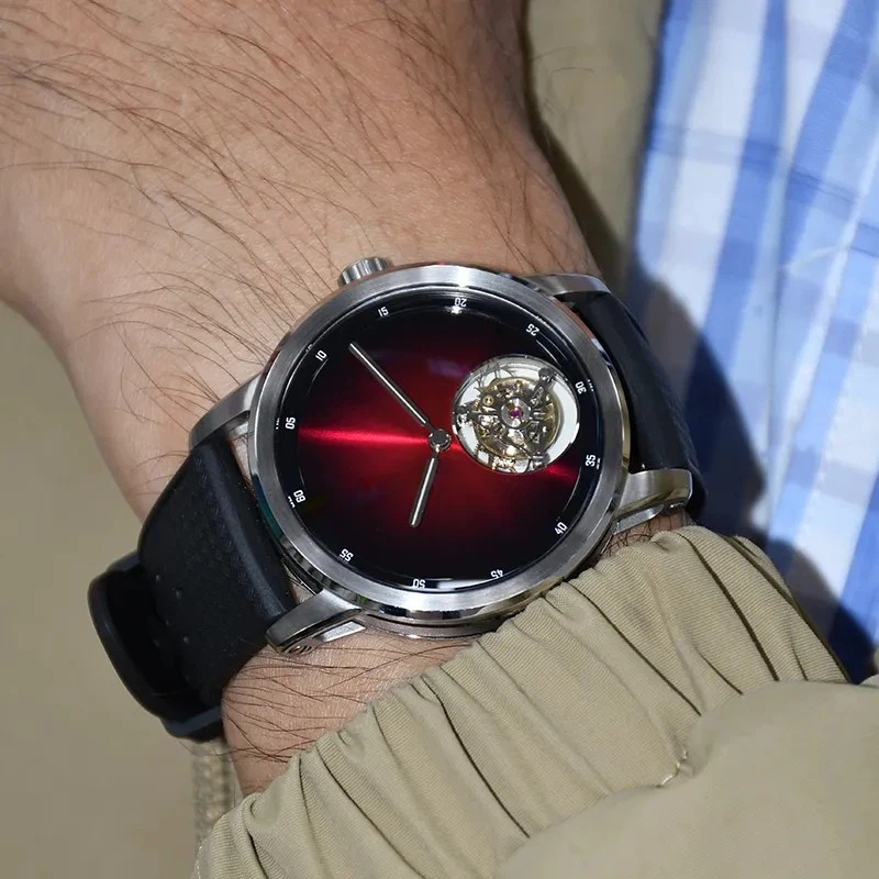 Flying Tourbillon Watch Automatic Mechanical
