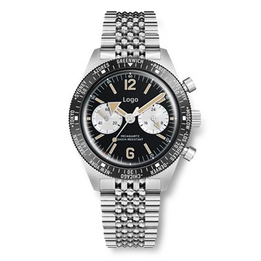 20ATM Diving Quartz Jam Tangan Lelaki Dengan Seiko VK64 Movement
