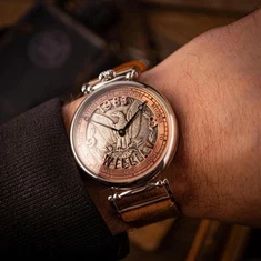 Jam Tangan Gangsa Syiling OEM/ODM