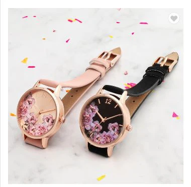 Aloi Elegant Fashionable Leather Watch Lady
