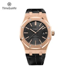 Dial hitam jam tangan Diver lelaki