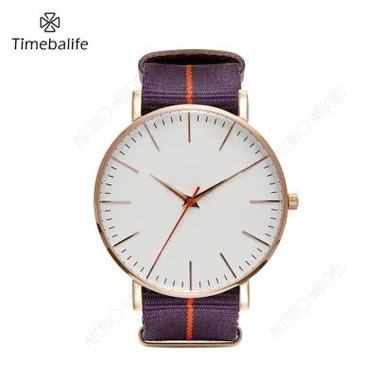 Wanita Watch Nylon Tali yang berwarna-warni