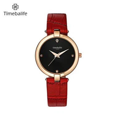 Jam Tangan Kulit Emas