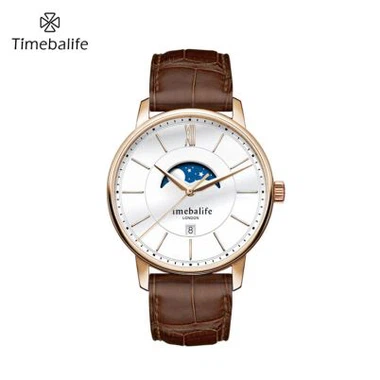 Jepun Movt Men Watch Moonphase