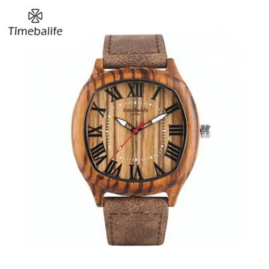 Jam Lelaki Kayu Square