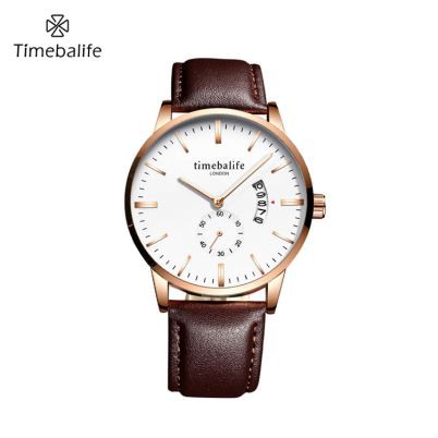 Jam tangan kuarza lelaki keluli tahan karat